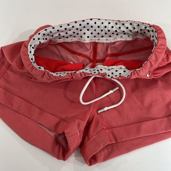 Lululemon Play‎ All Day Short Twin Stripe Sizzle Love Red - Women’s 4 - Picture 4 of 7